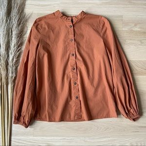 Who What Wear Atlas Seamed Long-Sleeve Top
